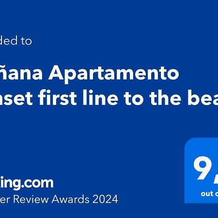 Donana Apartamento Sunset First Line To The Beach Patalavaca Exterior foto